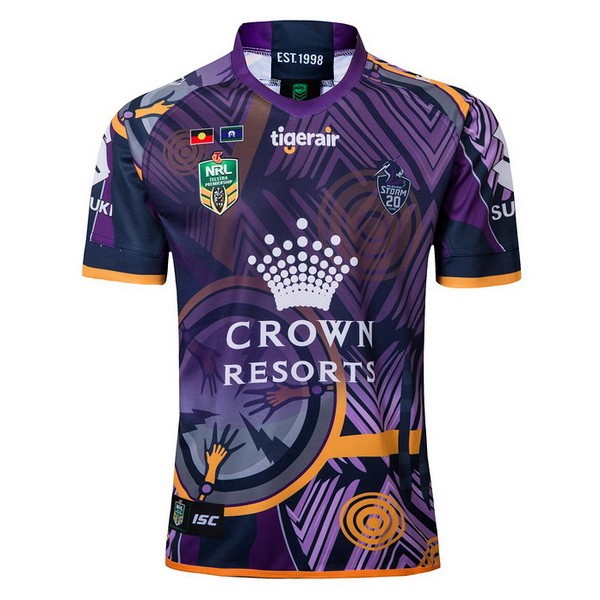 Tailandia Camiseta Melbourne Storm 2018 Purpura